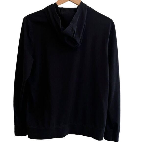 Micheal Kors Women’s Casual Black long Tshirt Hoodie Reflective SZ Medium - Picture 4 of 8